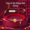 Red String Zodiac Horse Bracelet - Handwoven New Year Gift for Men & Women