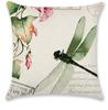 Dragonfly/Butterfly Cushion Cover, Linen Pillowcase Decoration For Living Room Sofa Car Bedroom Home Decor 40X40 50X50 60X60