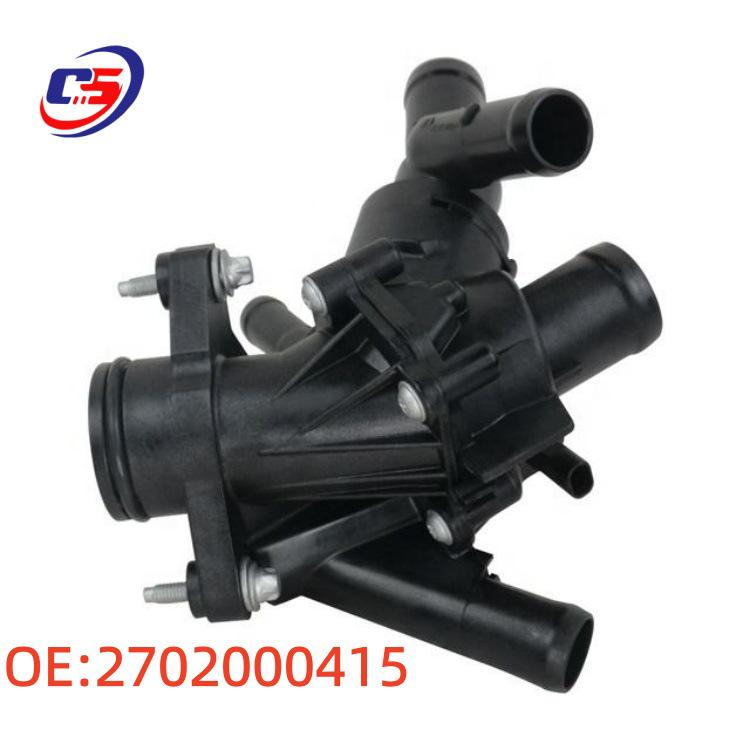 Mercedes W270 Thermostat Assembly Compatible with Part Numbers 2702000415, 2702000615, 2702002200