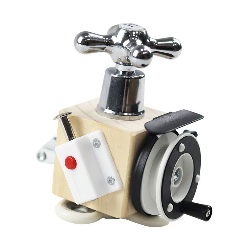 Hexahedron Unlocking Montessori Teaching Aids Busy Board Educational Toys Children'S Early Education Busy House Small Toys