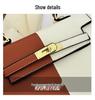 Color Block Kelly Bag: Trendy Two-Tone, Large Capacity, Versatile Shoulder & Crossbody Bag for Work Commute.