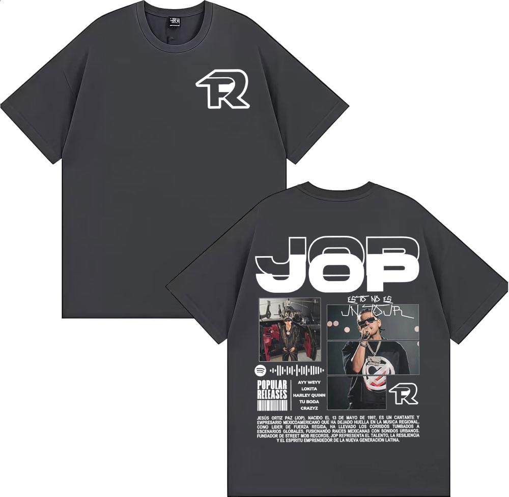 2025 Summer Fuerza Regida Jiang Peng Perono Tee Enamores Tour Tshirt Mens Fashion Oversize 100 Cotton Tshirt