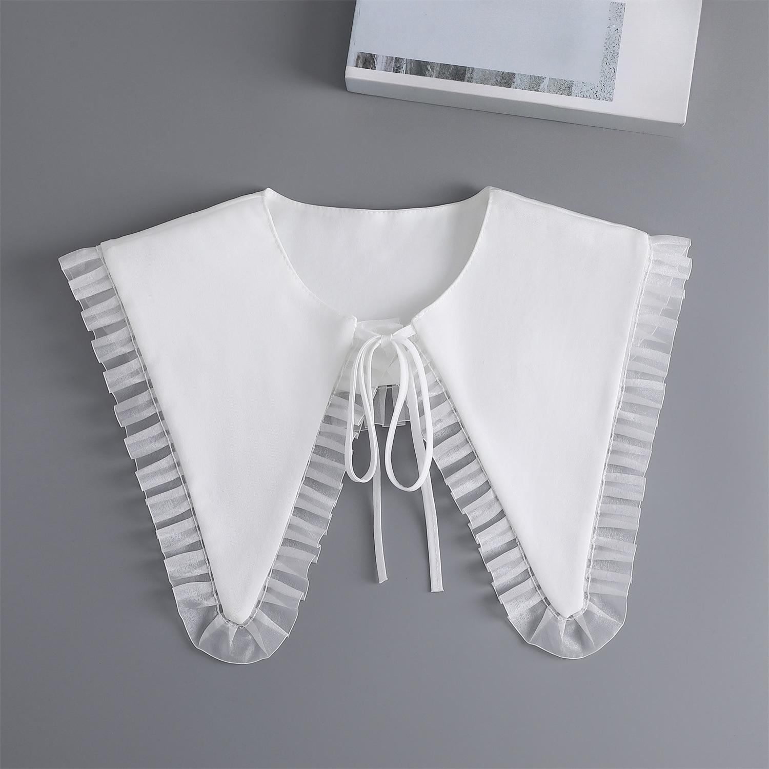 

Много стилей блестящая рубашка со съемным воротником для женской моды шаль на плечи ложный съемный воротник для рубашки