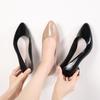 Order A Size Up Pointed Toe Thick Heel Fashion Sandals - Women's Summer Casual Non-Slip Outdoor Wear