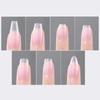 100Pcs/Box Xs/S/M Fake Nails No Polishing No Trace Press On Nails Clear Artificial Thin Nail Tips For Nail Extension Home Diy
