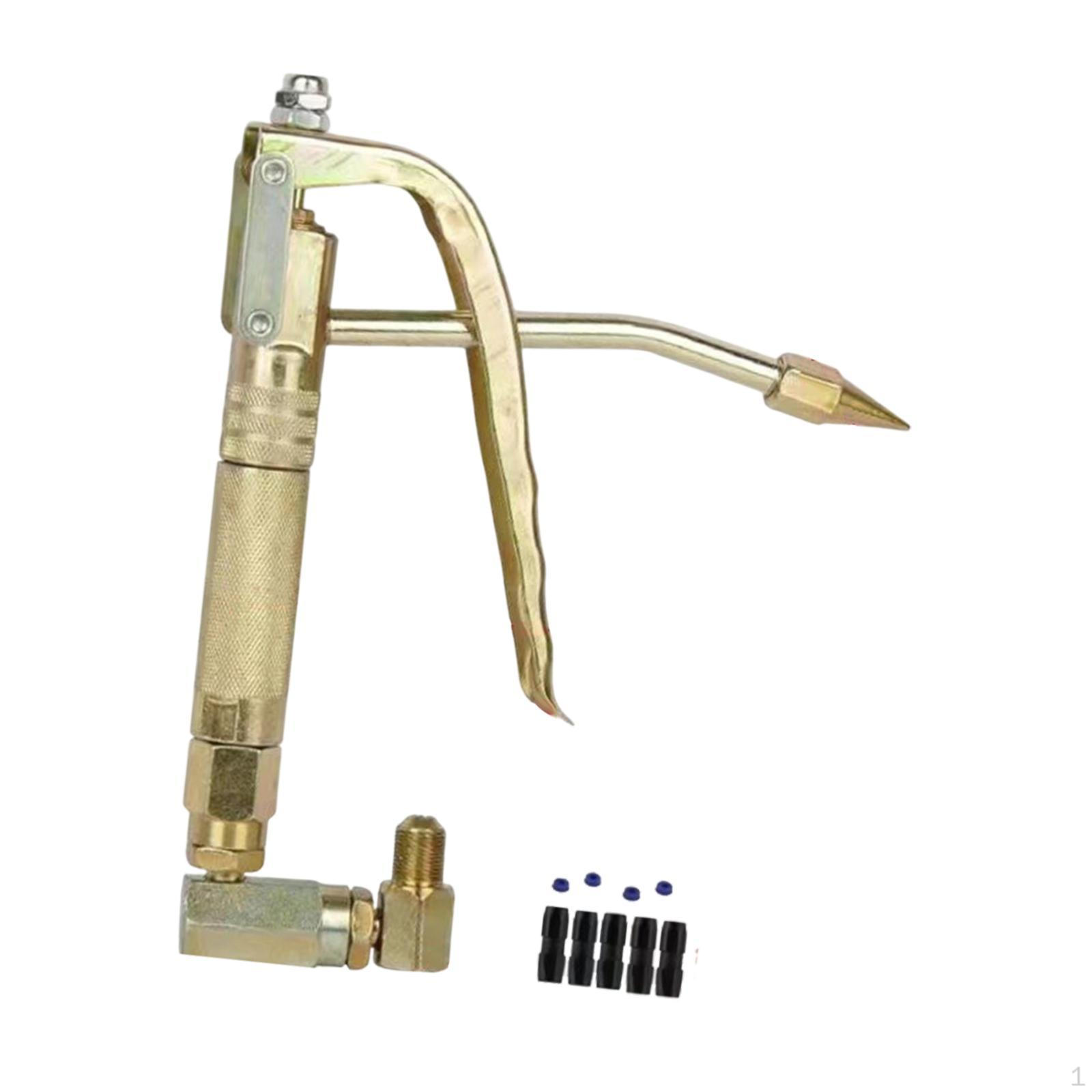 

Heavy Duty Pneumatic Grease Tool Oiling Greaser, Professional Air Operated Kit for Flat Head