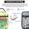 Bulbasaur Group Anime Lunch Bag School Portable Lunch Box For Girls  Oxford Designer Cooler Bag