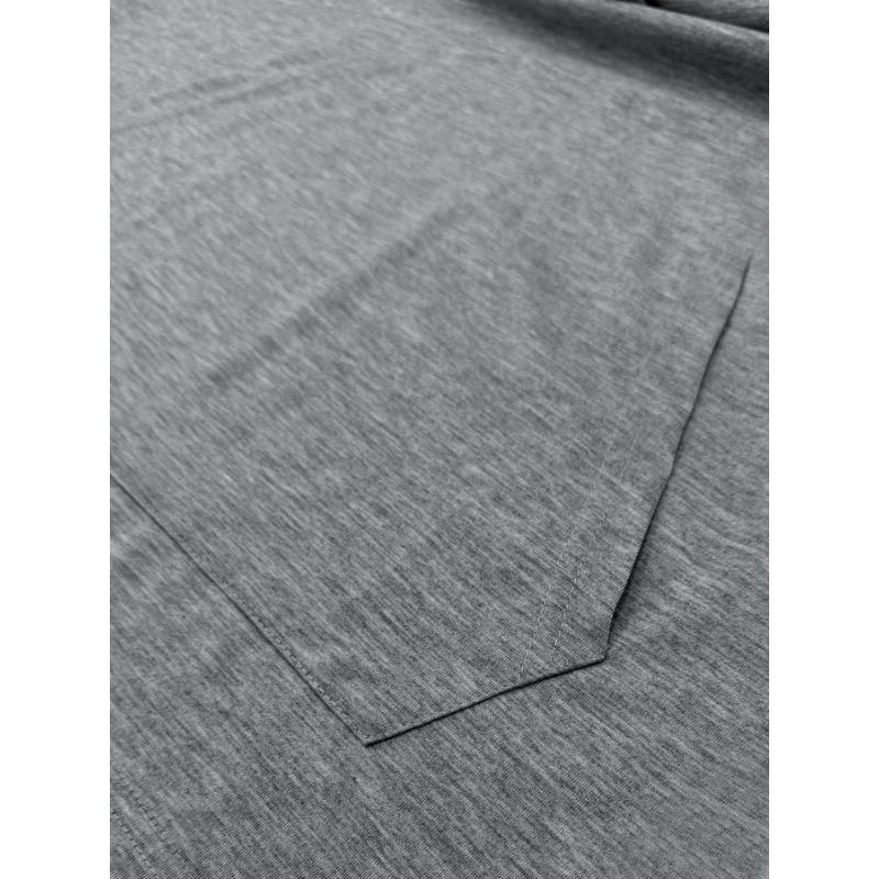 Canottiera Sportiva Fitness Estiva da Uomo Senza Maniche con Cappuccio Monocolore Vestibilità Ampia