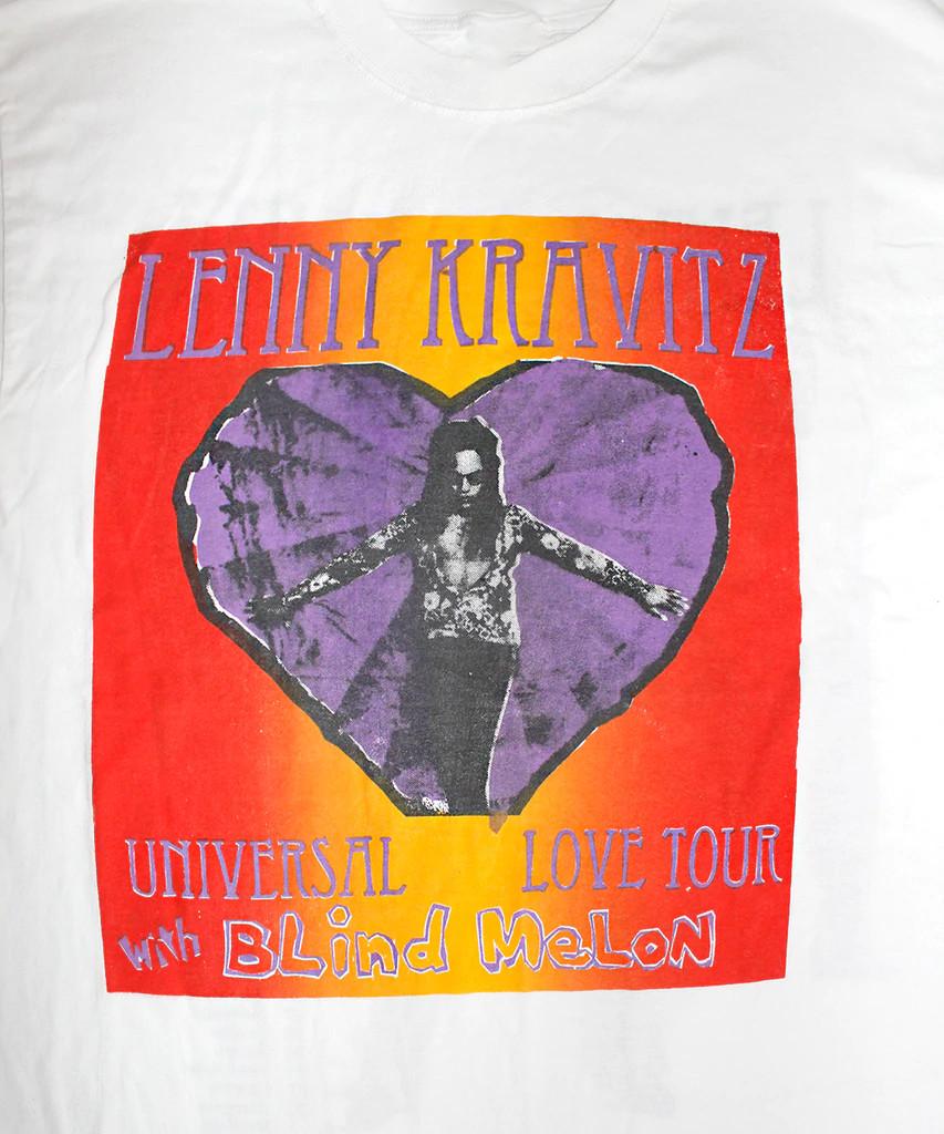 Deadstock Lenny Kravitz Universal Love Tour Shirt White S-234XL EM0530 Unisex T-Shirt XL