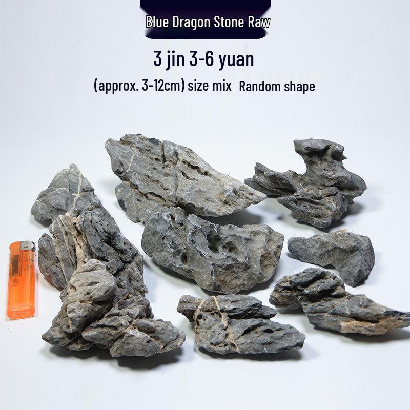 Azure Dragon Aquarium and Bonsai Landscaping Stone Set