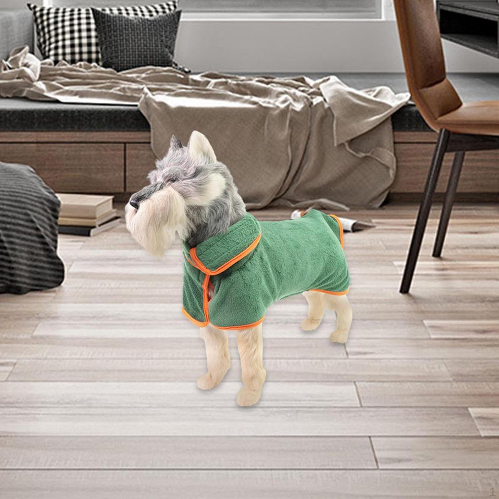 Bathrobe for Dogs, Microfiber, Soft, Washable, , Accessories Drying Towel, Cat