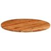 VidaXL Dessus de table Ø90x2,5 cm rond bois massif d'acacia 370056