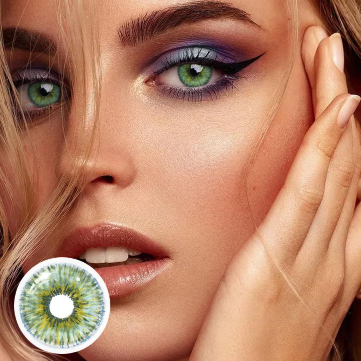 Moody Rare Iris Green
