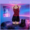 Set Costum Cosplay Obsession Nikki Cu Imprimeu Digital Pentru Halloween Spectacol pe Scenă Femei
