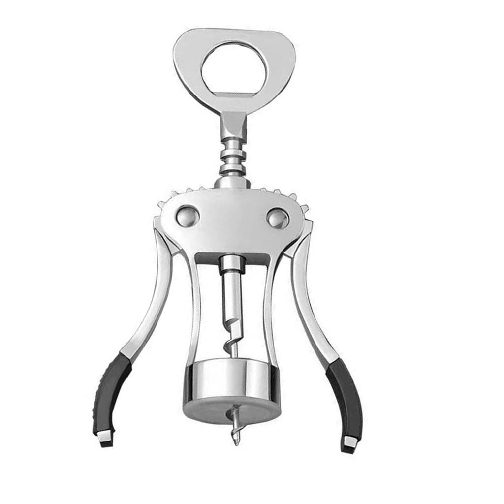 Durable Bottle Opener Reliable Alloy Wing Corkscrew Wine Bottle Opener Multifunctional Bottle Opener Restaurant Bar Tool