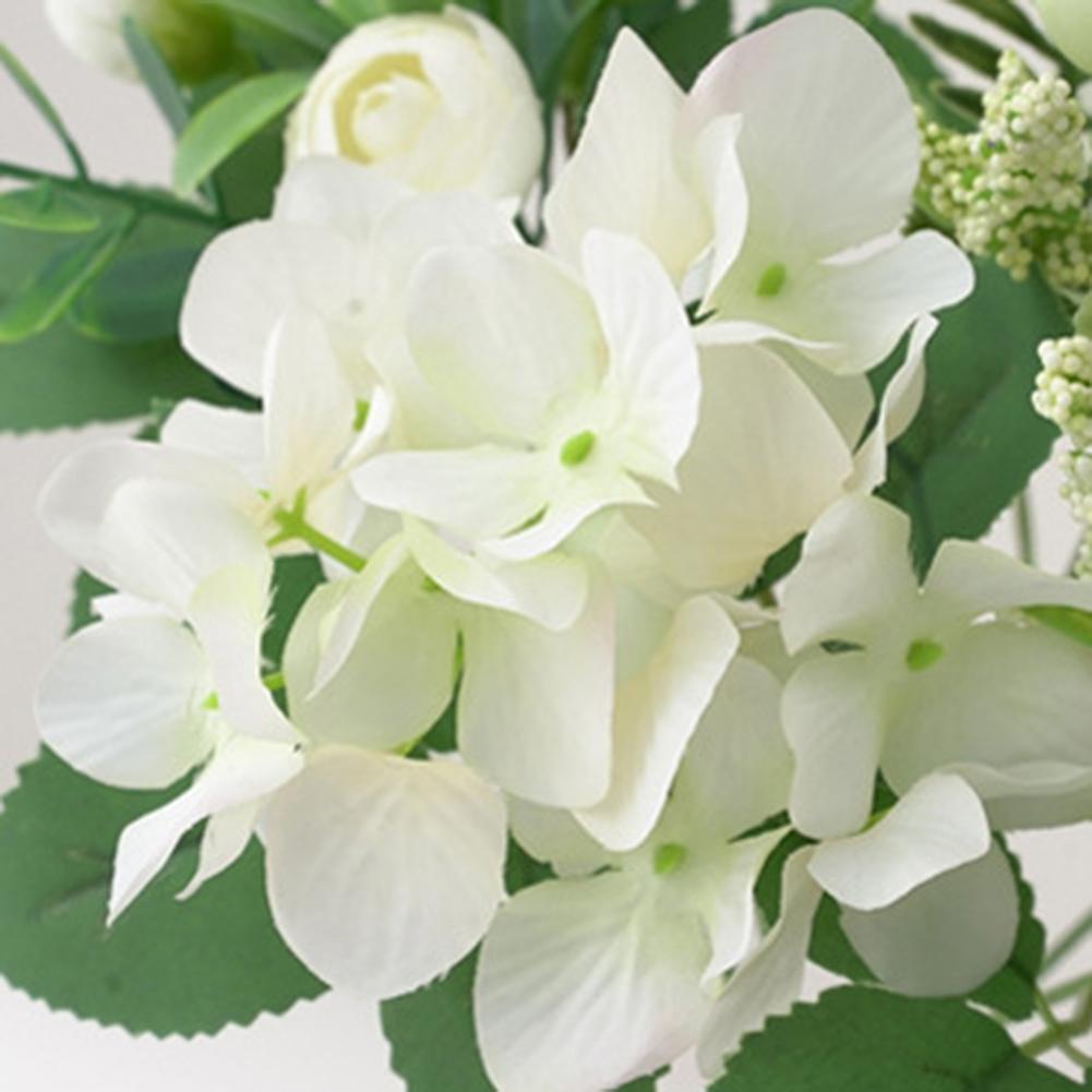 Blau-weiße künstliche Blume, Champagner-Rosa, Blumendekor