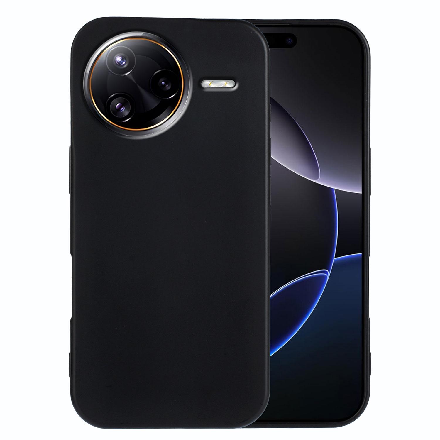 

For Xiaomi Redmi K80 Pro 5G/Xiaomi Poco F7 Ultra 5G TPU Case Soft Matte Anti-fingerprint Phone Back Cover Black