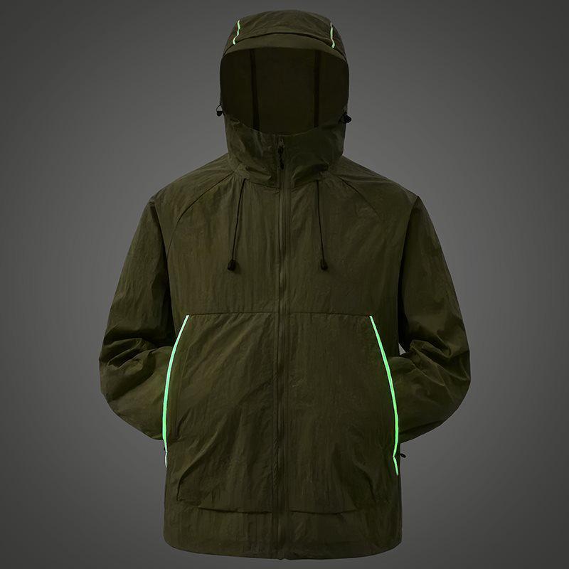 2025 Spring/Summer Sun Protection Clothing - Antibacterial Yarn with Reflective Nylon & YKK Zipper