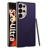 S26 Ultra Magnetic Leather Case with Camera Ring and MagSafe Compatibility