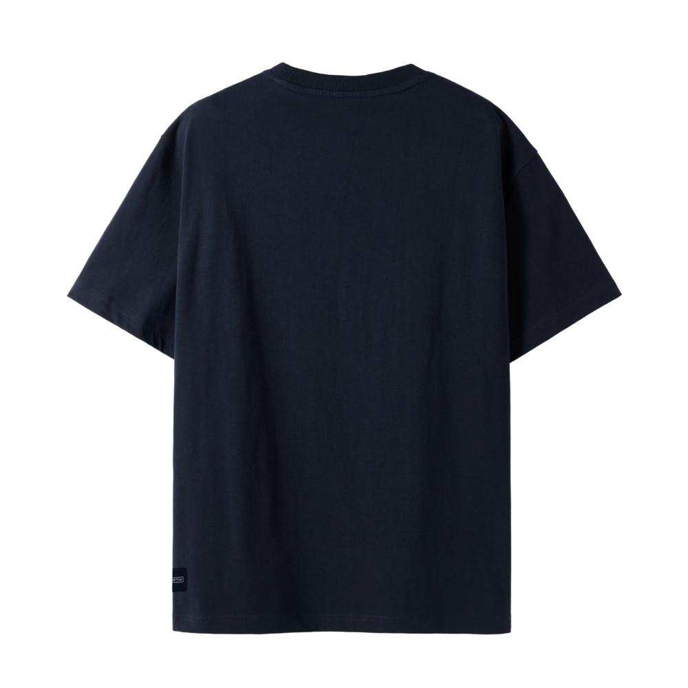 BROMPTON LONDON Junction Graphic Half Sleeve T-Shirt - Navy (P252Uts434)
