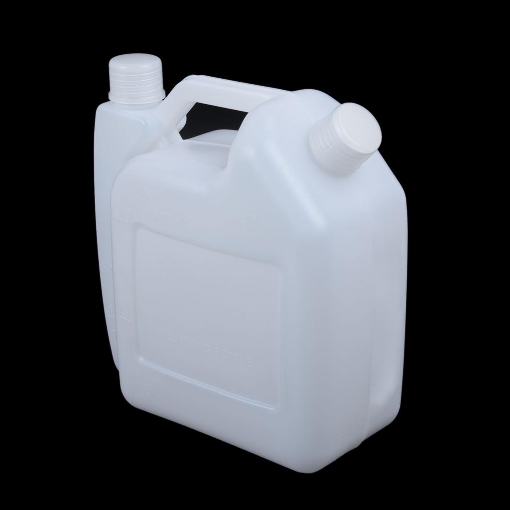 Plastic Mixing Bottle Lawn Mower Tank Fuel Petrol Oil Portable 1L 25:1 50:1