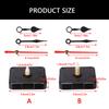 Quiet Quartzs Clock Movement Mechanism Kits Clock Motor and Hands Battery Operated for Creative Clock Crafting Projects