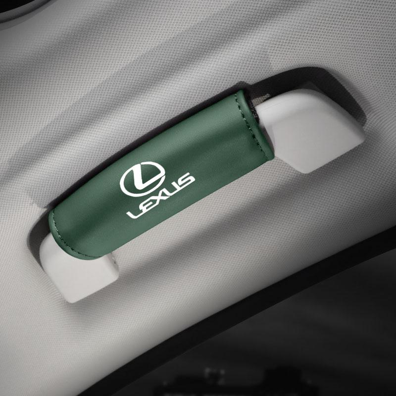 2026 Heiße Innenraum-Aufkleber 1 Stück PU-Leder Dachgriff Kratzschutz Hülle Für Lexus F SPORT GX460 Ct200h IS250 ES 220D