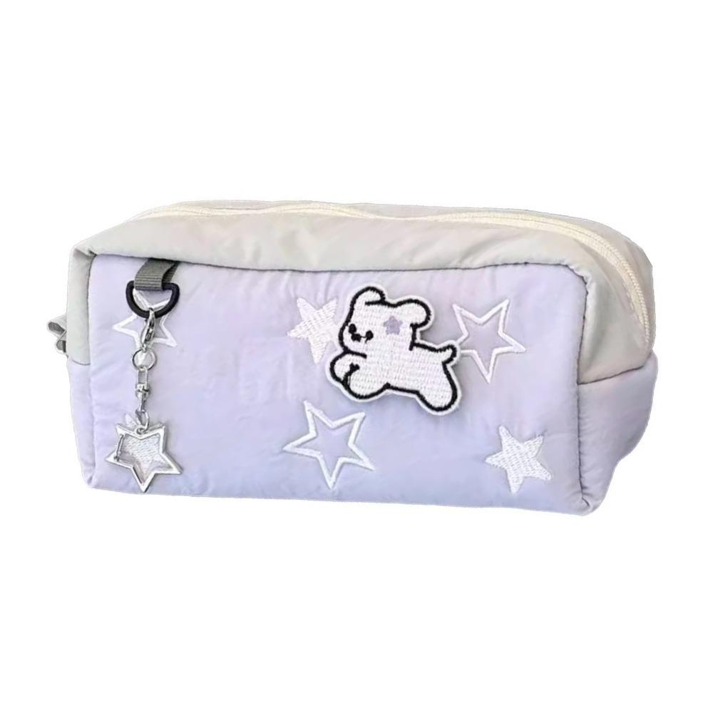 

Large Capacity Cartoon Dog Pen Bag Fresh Color Pencil Storage Pouch Back To School