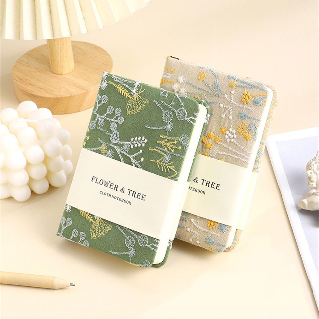 Besticktes Notizbuch 256 Seiten College-liniert Kleines Journal Notizbuch für Studentinnen Schreiben Hardcover Journal Notizblöcke