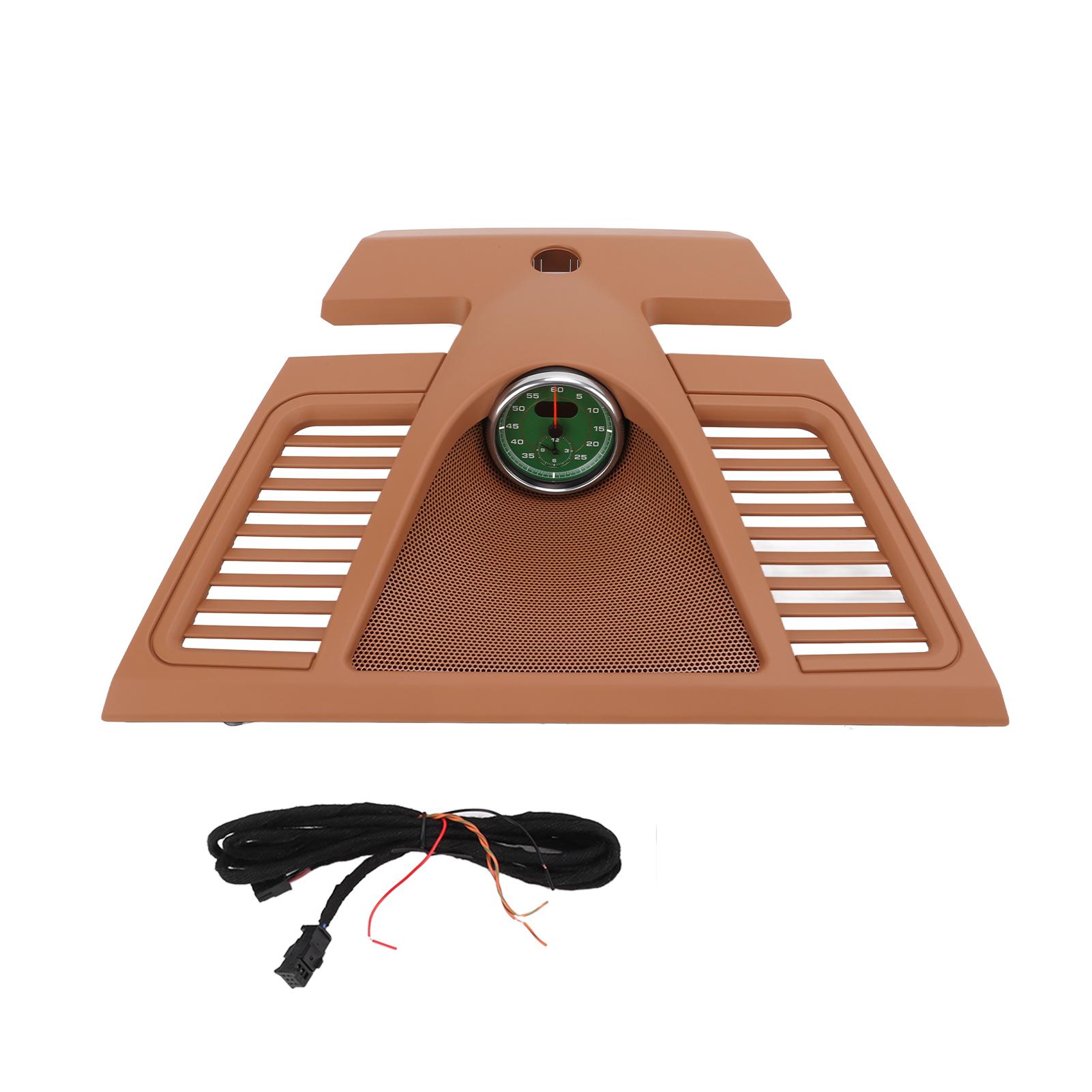 Cognac Dash Clock Grille Cover 970 552 151 01 2S0 Car Styling Accessories Replacement for Panamera 2010‑2016 green