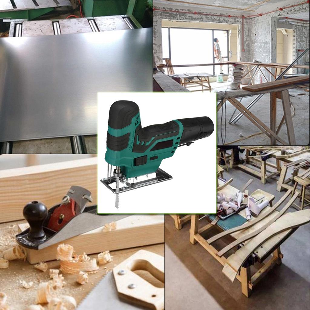 12V 30000RPM 65mm Akumulátorová přímočará pila Elektrická přímočará pila Multifunkční dřevoobráběcí nástroj pro baterii