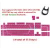 Xiaomi For Logitech Mechanical Keyboard G915\G913 G815\G813\TKL Series Large Set of Backlit Replacement Keycaps Textured Non-Slip