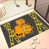 Tapete Estampado Garfield, Carpete de Chão Lavável, Para Entrada Quarto de Estudante Lavanderia Escritório Estudo, Decoração de Casa Presente de Aniversário Natal