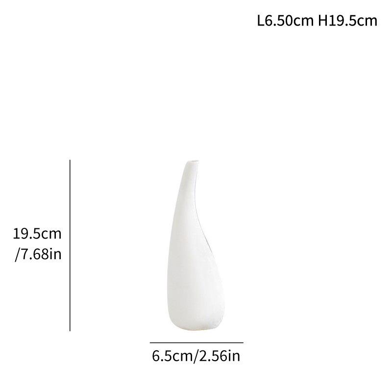 Modern Feng Shui Ceramic Flower Vase for Home Decor
