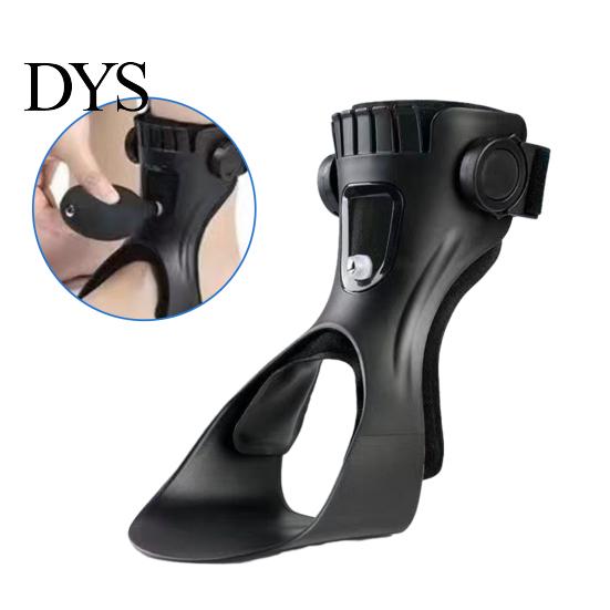 Sock Retention Foot Brace Drop Fixed for Walking Support with Airbag Design Breathable Soft Fleece Comfort Ankle Stabilizer Shoe System Men