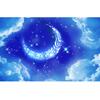 Fantasy Moon Sky Blue Cloud Ceiling 3d Mural Living Room Bedroom Wall Decoration Wallpaper