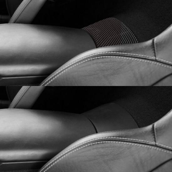 Carbon Fiber Rear Center Panel Cover Trim For Chevrolet Corvette C7 2014-