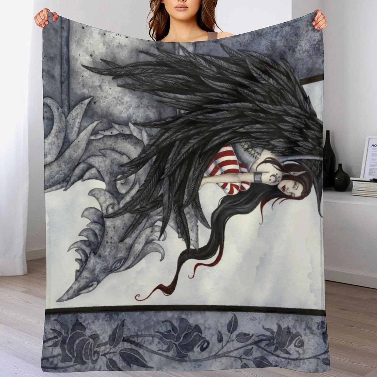 

Gothic Throw Blanket Long Lasting Soft Plush Blanket for Daily Use 102x76cm(40x30in)