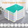 3pcs Stackable Lazy Folding Board Wrinkle-Free Foldable T-Shirt Organizer Board Breathable T-Shirt Stacker Closet Organization
