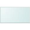 Vidaxl Piano del Tavolo in Vetro Rettangolare 1200X650 Mm