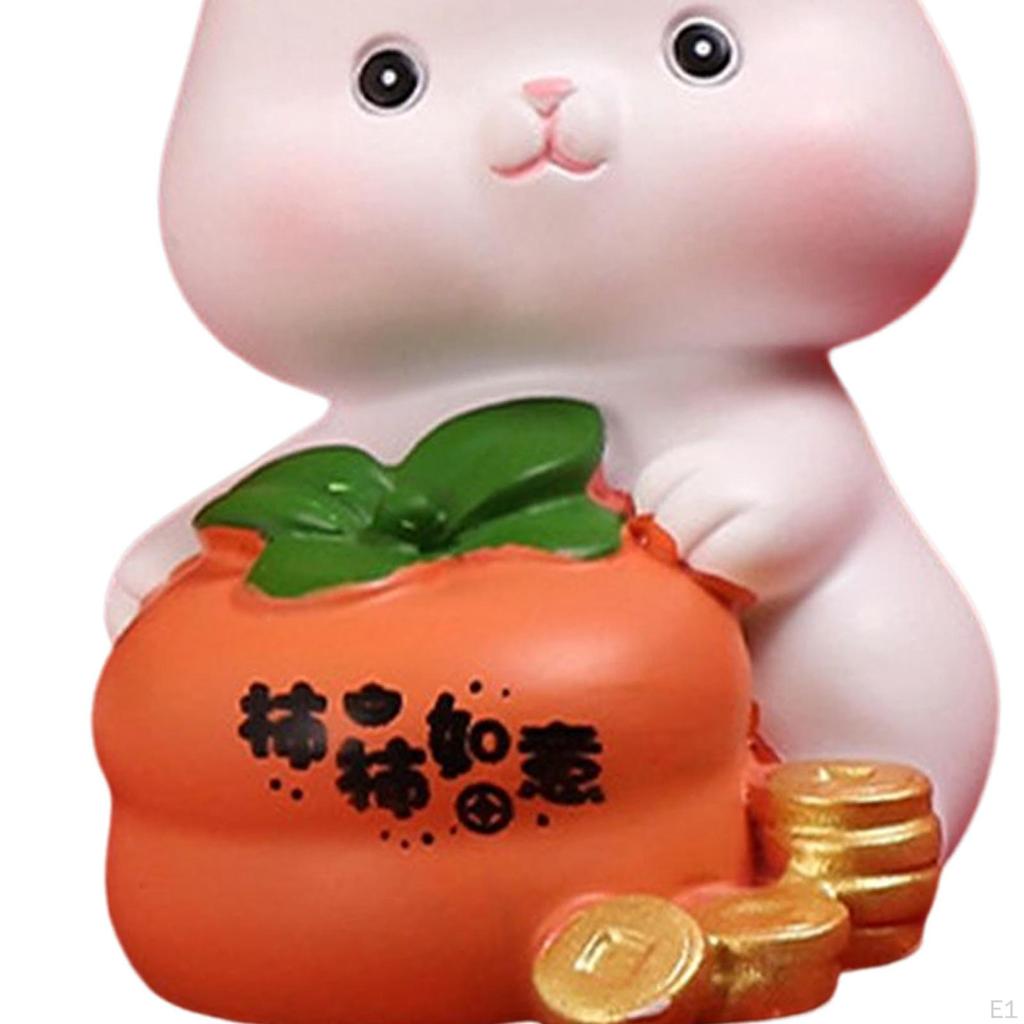 Bunny Figurine Set for Home Decor and Gift Giving