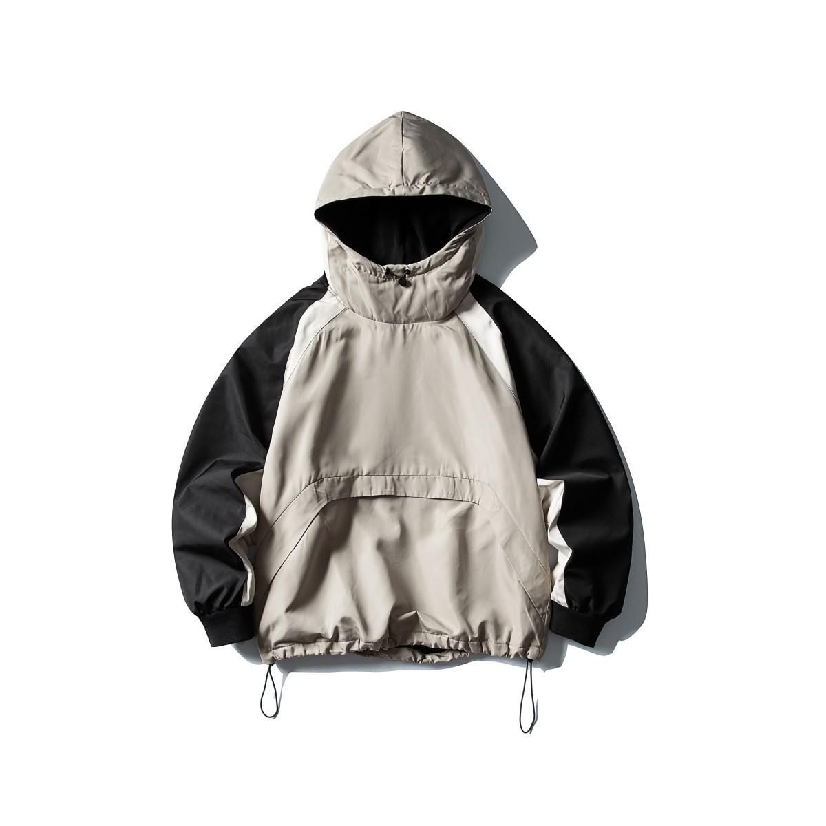 RUIIENRS x NEOISM 2025 Winter Fleece-Lined Pullover Windbreaker MY25605 XL хаки