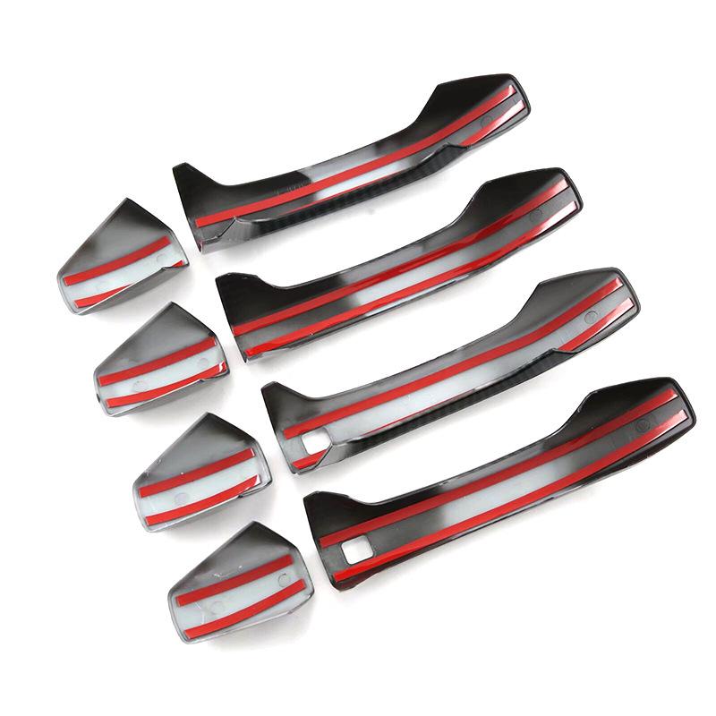For SsangYong KGM Torres EVX U100 Torres J100   2024 2025 Car exterior door handle decorative frame made of ABS material