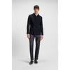 Boss Slim Fit Wool Cotton Blend Stretch Jacket Dark Blue  Fa25 
