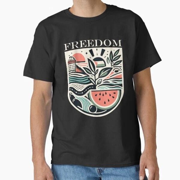Freedom Palestine Watermelon Olive Keffiyeh Flag Made In UsaAus TShirt S2xl S