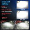 1PCS Motorcycle Headlight H4 Moto H6 BA20D P15D Lamp 12V 6000K 108Pcs Chips LED Super Bright Autobike Fog Lamp ATV Lamp