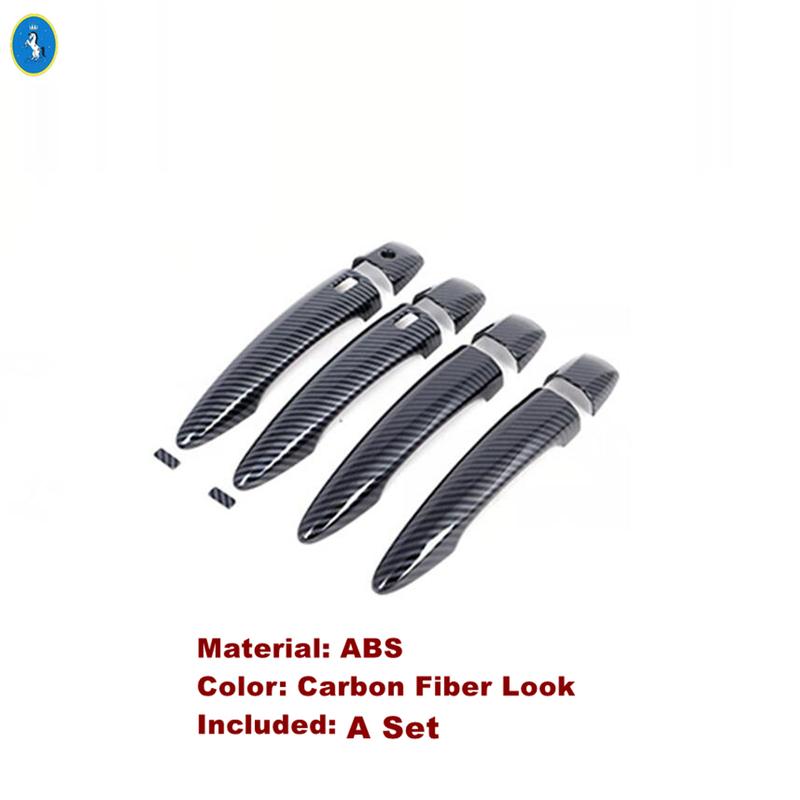 ABS Car Outside Door Pull Doorknob Handle Decor Cap Cover Trim For Nissan Qashqai J12 2024 Exterior Parts Accessories