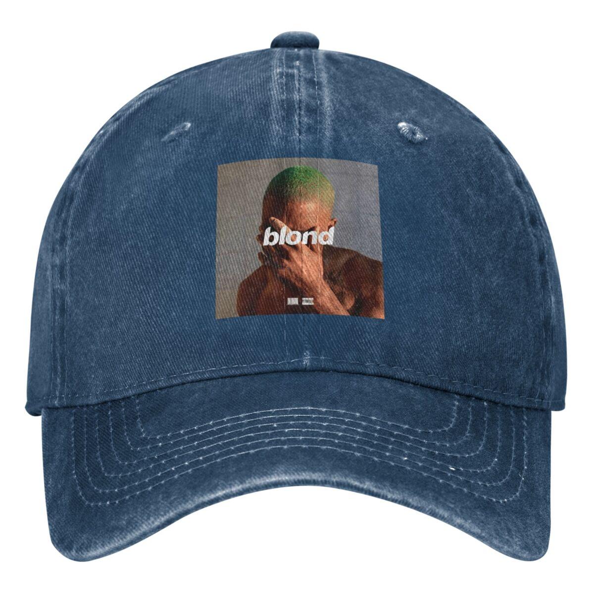 

Frank Blond Ocean Rapper Baseball Cap Music Album Casual Couple Women Hip Hop Dad Hats Sun Visors Running Hippie Snapback Cap One Size