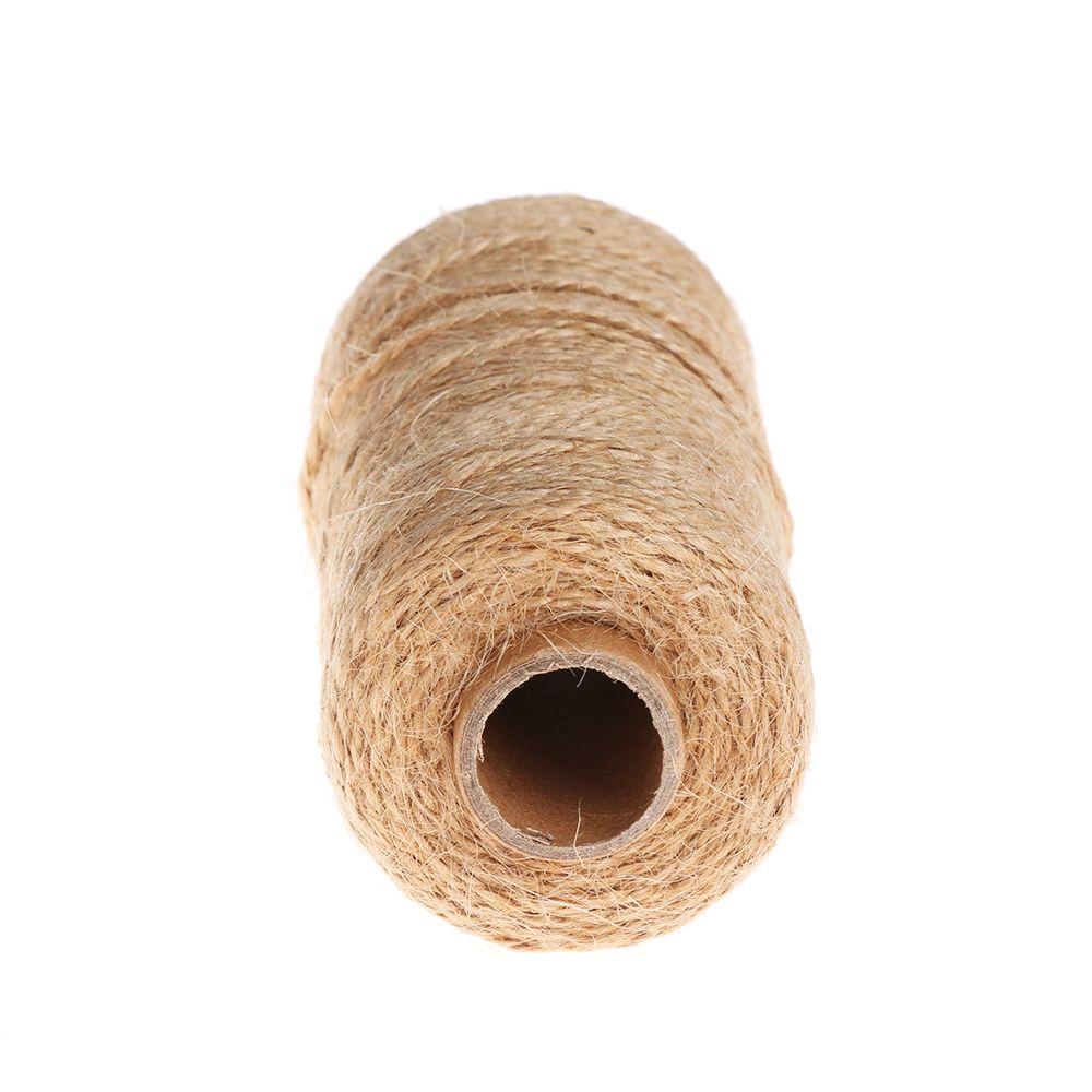 100 Meters Cord Toy Home Decor Parts Dry Twine Jute Rope String Thread