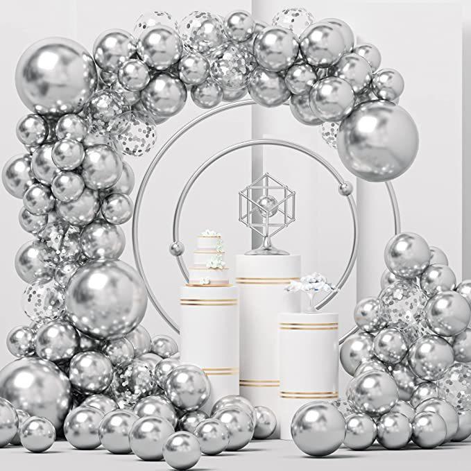 5 Inch 10 Inch 12 Inch 18 Inch Irregular Balloon Chain Set 125 Pieces Birthday Party Decoration Balloon Set Arrangement